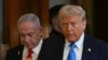 US President Donald Trump and Israeli Prime Minister Benjamin Netanyahu at the White House in February