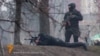 "Киевте 20 ақпанда үкіметке қарсы шерушілерге оқ атқан кезде түсірілген" делінген видеоны Украина ішкі істер министрлігі 3 сәуірде YouTube сайтындағы парағында жариялады.