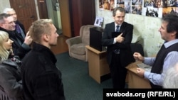 У часе імпрэзы на выставе распавялі пра гісторыю АГП у Берасьці