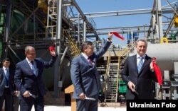 Открытие нового комплекса по производству серной кислоты, «Крымский ТИТАН», 27 апреля 2012 года