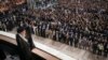 Liderul suprem iranian, ayatollahul Ali Khamenei, la o ceremonie de la Teheran, la începutul lui iunie 2025. 