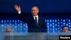 რუსეთის პრეზიდენტი ვლადიმირ პუტინი სოჭის ოლიმპიადაზე