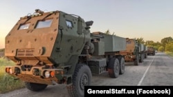 Рэактыўныя сыстэмы залпавага агню HIMARS. Ілюстрацыйнае фота